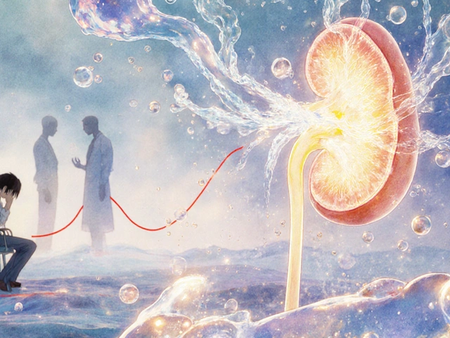 SGLT2阻害薬の利尿作用：脱水、めまい、血圧への影響