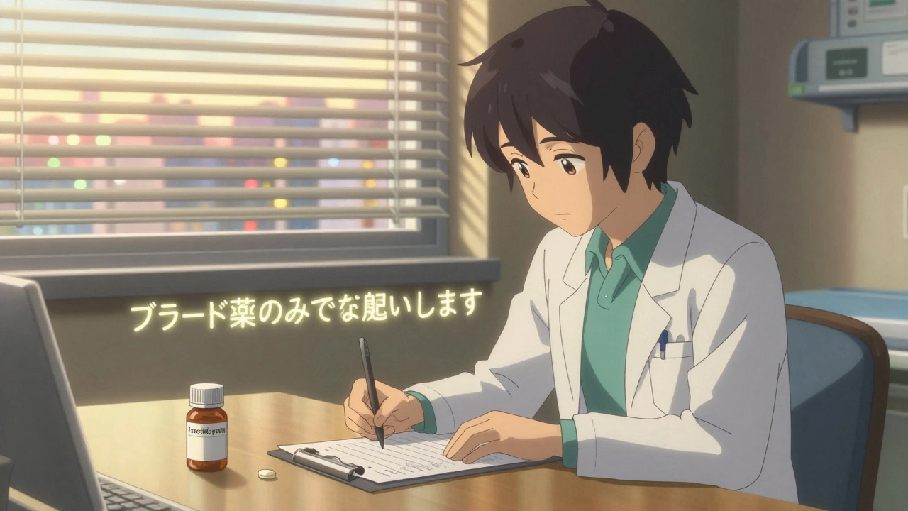 処方医のオーバーライド：医師がジェネリック薬の差し替えを拒否できるケース