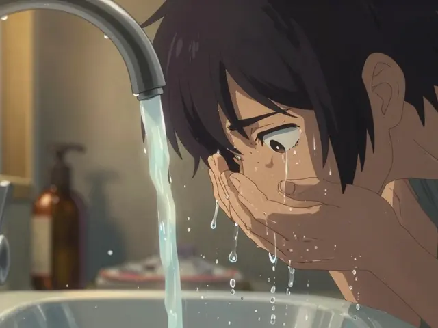 化学物質の目への飛び散り：即時の応急処置方法